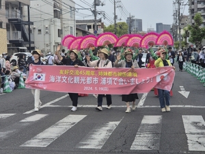 포항시, 해외자매도시 일본 후쿠야마 장미축제 방문…우호증진 강화