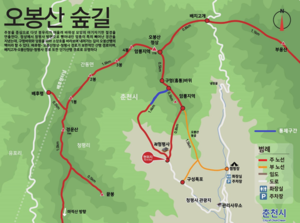 춘천시, 오봉산 등산로 2026년까지 임시 폐쇄