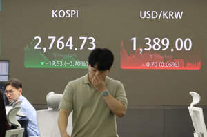 [증시 종합] SK하닉·한미반도체·삼성SDI·카카오·풀무원·엔켐·삼천당제약 등 주가↓
