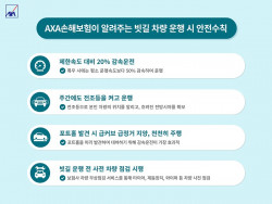 장마철 사고예방 위한 안전한 빗길 운행 수칙은?