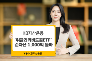 KB자산운용, ‘위클리커버드콜 ETF’ 순자산 1000억원 돌파