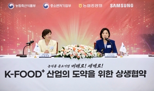 K-푸드 고도화에 정부 끌고, 삼성·농협 밀고
