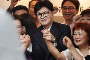 원·나·윤에 경북·충남까지 더해도...이젠 한동훈 1명 못 꺾는 ‘尹심’