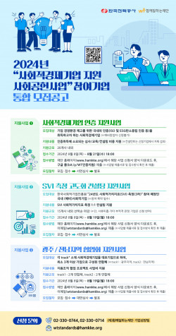 한국전력공사, 함께일하는재단과 함께 사회적경제기업 통합지원 사업 기업 모집