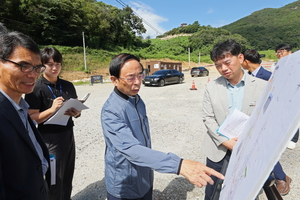 심민 임실군수, 옥정호 주변 주요 관광사업 현장 방문