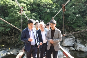 무주군 구천동 33경 관광명소화 사업, 환경부장관·국회 위원장 현장 방문