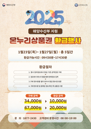 안동시, 설맞이 전통시장 수산물 구매 환급 행사 진행