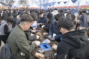 공주 군밤축제, 역대 최다 21만 관람객 유치