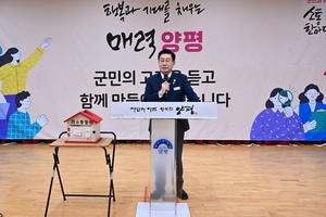 전진선 양평군수 “올해, 민생안정 속 매력양평 극대화”