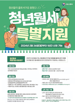 공주시, ‘최대 480만원’ 청년월세 한시 특별지원