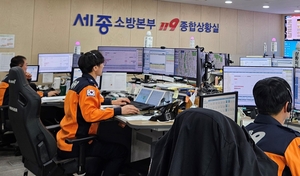 세종시 119신고 전화 하루 평균 237건