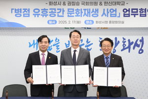 화성시, 한신대 및 권칠승 국회의원과 ‘병점 유휴공간 문화재생 사업’ 업무협약