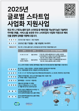 경과원, 판교 스타트업 해외시장 진출 지원 20개사 모집...최고 5000만원까지 지원