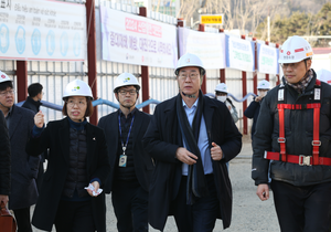 정명근 화성시장, 화성예술의전당 건설 현장 점검...올 9월 준공 예정