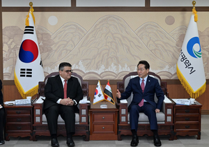 유정복, 주한 이라크 대사대리 접견...경제 협력 논의