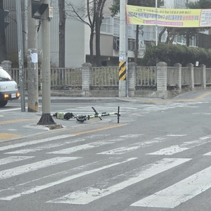 대구 도심 곳곳에 방치된 전동 킥보드 ‘충돌’ 사고 빈번 ..... 대책 마련 절실