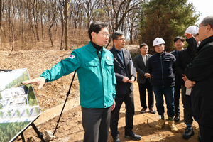 이상일, 동백1동 행정복지센터 신축 현장 점검...271억원 들여 2027년 7월 완공