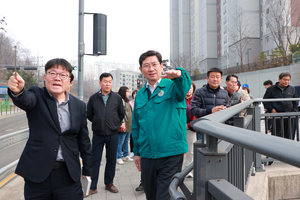 이상일, “산책로 잘 조성해 시민들이 탄천까지 산책할 수 있도록 할 것”