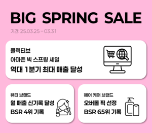 클릭티브, 아마존 ‘빅 스프링 세일’ 마무리