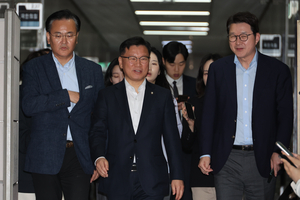 [대선 2025]김문수·한덕수 3차 협상 결렬…여론조사 방식 이견