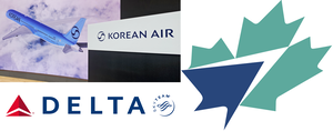 대한항공-델타항공, 웨스트젯 지분 25% 인수…스타얼라이언스와 미주 격전 예고