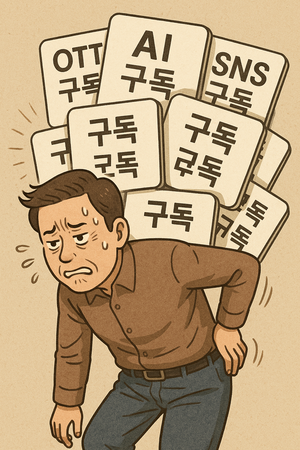 스트리밍·AI에 소셜플레이션까지?…늘어나는 구독에 허리 휜다