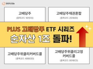 한화운용, ‘PLUS 고배당주’ ETF 시리즈 4종 순자산 1조원 돌파