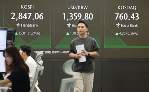 외인 매수세에 코스피 2800 돌파…건설·증권株 질주