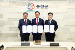 “지역농산물 상생의 밥상”홍천군–풀무원–농협, 유통·소비 촉진 협약 ...홍천군, 공공배달앱 ‘땡겨요’ 이벤트