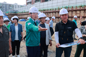 이상일, “건설 현장 3곳 찾아 진행 상황 점검 또 점검”