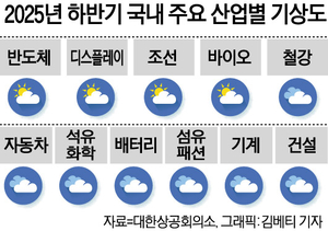 하반기 산업 전망…반도체·조선 ‘대체로 맑음’, 철강·車 ‘흐림’