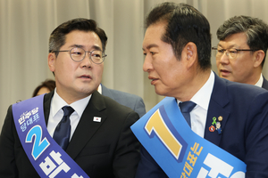 정청래, 충청 이어 영남서도 압승…박찬대 “개혁 의지, 더 알릴 것”