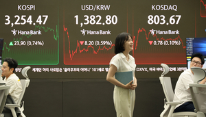 [마감시황] 코스피 3254.47 마감…6거래일 연속 상승, 4년 만에 최고치 경신