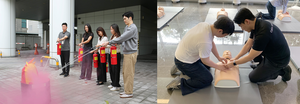 “임직원 안전이 최우선”…에어부산, 사옥 화재·인명 구호 상황 가상 비상 대응 훈련