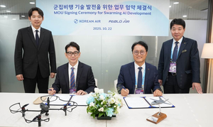 파블로항공-대한항공, ‘군집 AI’ 기술 맞손…“해외 시장 공동 진출”