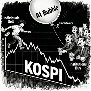 ‘AI 공포’가 기회?…코스피, 개미 버틴 자리에 기관이 진입