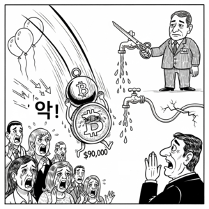 [이슈+] 트럼프로 흥한 비트코인, 트럼프로 망하나?…유동성 부족에 롱 포지션 대거 청산 “반등 동력도 없다”