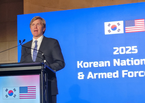 미국 국방차관 “한국은 모범동맹, 나토 외 ‘GDP 3.5% 국방비’ 첫 국가”