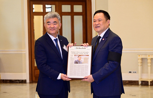 정원주 대우건설 회장, 태국 총리 예방…“K시티 진출 기대”