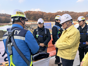 김용진 GH 사장, 건설현장 안전점검...“안전한 현장 만들겠다” 강조