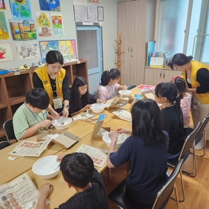 남동발전, 대학생들과 진주시 아동센터 교육봉사