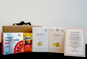 이랜드월드, 천안 물류센터 인근 주민에 ‘건강 지원 물품’ 4500세트 전달