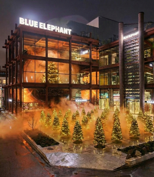 블루엘리펀트, 성수동서 크리스마스 미디어 아트 공개