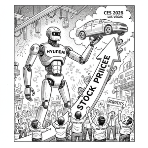 CES發 ‘피지컬 AI’ 부상…자동차·로봇·반도체株 ‘들썩’