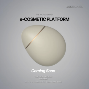 JSK바이오메드, CES2026 앞두고 신제품 ‘e-COSMETIC PLATFORM’ 티저 공개