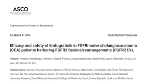 HLB 리라푸그라티닙, 임상 2상 논문 초록 공개…‘계열 내 최고’ 경쟁력 확인