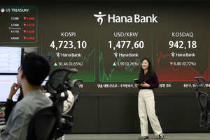 [마감시황] 코스피, 9거래일 연속 상승…기관 매수에 4720선 마감