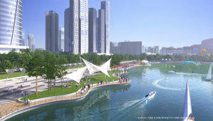 인천시, 송도 워터프런트 1-2단계 사업 본격 추진...내년 완공 목표