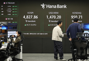 [개장시황] 코스피, 개인 매수 속 4800선 진입…11거래일 연속 상승