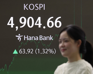 [마감시황] 코스피 12거래일 연속 상승…사상 첫 4900선 돌파